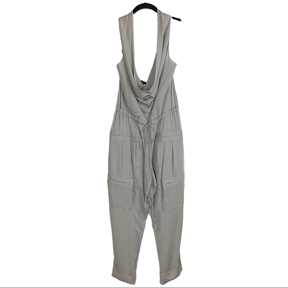 Poleci Silk Capri Jumpsuit Size 2 NWT
